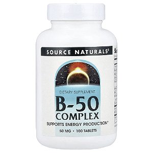 Complexo B-50 100 Comprimidos - Source Naturals