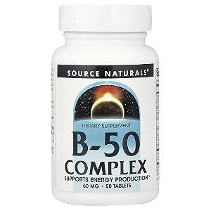 Complexo B-50 50 Comprimidos - Source Naturals