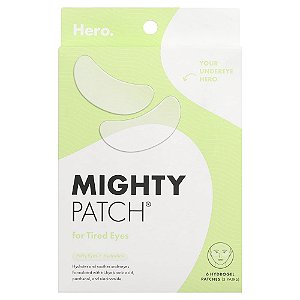Adesivo de Hidrogel para Olhos Cansados Mighty Patch for Tired Eyes 6 Adesivos - Hero Cosmetics