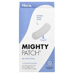 Adesivo de Micropontos para Linhas de Expressão Mighty Patch Fine Lines 6 Adesivos - Hero Cosmetics