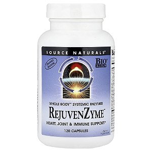 Complexo Enzimatico RejuvenZyme 120 Cápsulas - Source Naturals