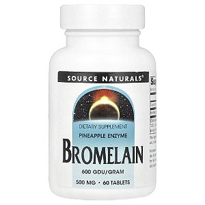 Bromelina 600 GDU/g 60 Comprimidos - Source Naturals