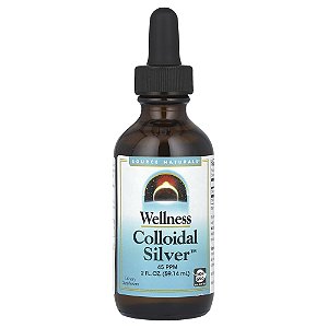 Prata Coloidal para o Bem-Estar 45 ppm Liquida 59 ml - Source Naturals