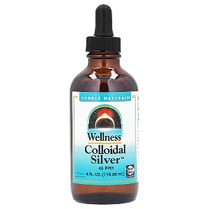 Prata Coloidal para o Bem-Estar Liquida 118 ml - Source Naturals