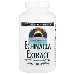 Extrato de Equinácea 500 mg 200 Cápsulas - Source Naturals