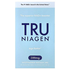 Nicotinamida Ribosídeo Age Better 300 mg 90 Cápsulas Veganas - True Niagen