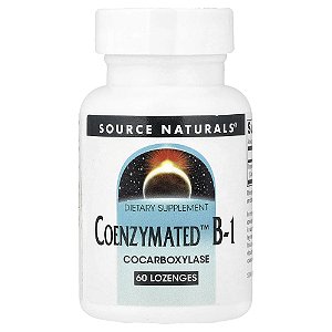 Vitamina B1 Coenzimada 13 mg 60 Pastilhas - Source Naturals