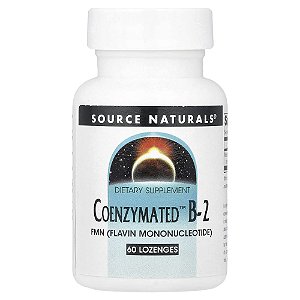 Vitamina B2 Coenzimada 18 mg 60 Pastilhas - Source Naturals