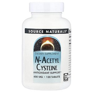 N-Acetil L-Cisteína NAC 600 mg 120 Comprimidos - Source Naturals