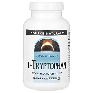 L-Triptofano 500 mg 120 Cápsulas - Source Naturals