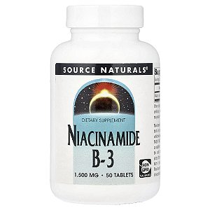 Niacinamida Vitamina B3 1500 mg 50 Comprimidos - Source Naturals