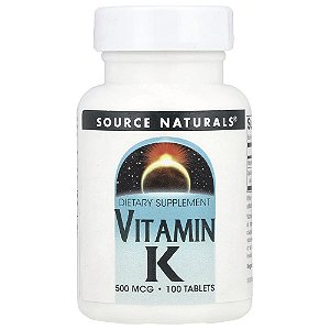 Vitamina K 100 Comprimidos - Source Naturals