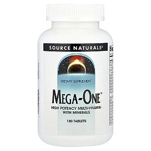 Multivitamínico Mega-One Alta Potência 180 Comprimidos - Source Naturals