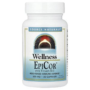 EpiCor com Vitamina D3 30 Cápsulas - Source Naturals