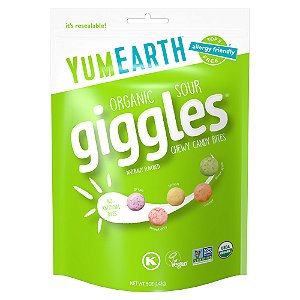 Organic Gomas Azedas Gomas Organic Giggles 142 g - YumEarth