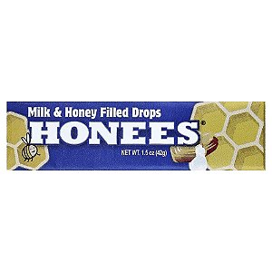 Gotas Recheadas de Leite e Mel 42 g - Honees
