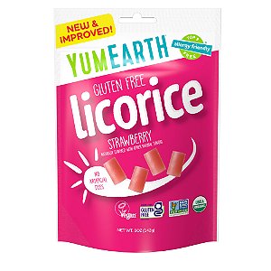 Alcaçuz sem Glúten Morango 142 g - YumEarth
