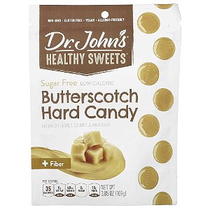 Bala Dura de Caramelo + Fibra Sem Açúcar 109 g - Dr. John's Healthy Sweets