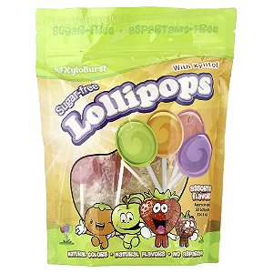 Pirulitos sem Açúcar com Xilitol Sabores Variados 50 Pirulitos (527 g) - Xyloburst