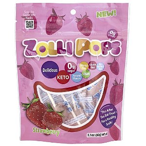 Os Pirulitos para Dentes Limpos Morango 15 ZolliPops 99 g - Zollipops