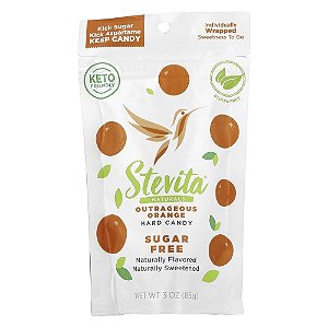 Naturals Balas Duras sem Açúcar Laranja Outrageus 85 g - Stevita