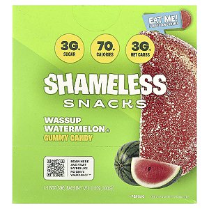 Wassup Watermelon Goma 6 Sacos 50 g Cada - Shameless Snacks