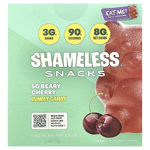 Gomas Cereja So Beary 6 Sacos 50 g Cada - Shameless Snacks