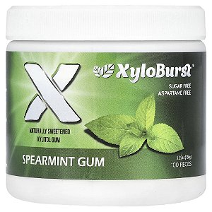 Goma de Xilitol Hortelã 100 Unidades 150 g - Xyloburst