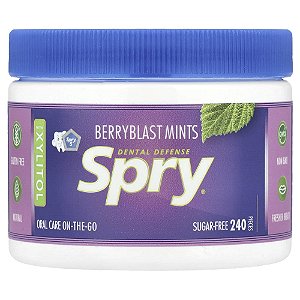 Spry Mentas de Xilitol Sem Açúcar Frutas Silvestres 240 Unidades - Xlear