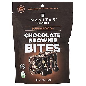 Superfood Bites de Brownie de Chocolate 227 g - Navitas Organics