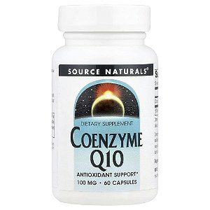 Coenzima Q10 CoQ10 100 mg 60 Cápsulas - Source Naturals