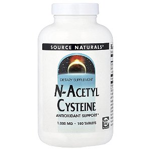 N-Acetil L-Cisteína NAC 1000 mg 180 Comprimidos - Source Naturals