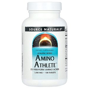 Complexo de Aminoácidos Amino Athlete 1000 mg 100 Comprimidos - Source Naturals