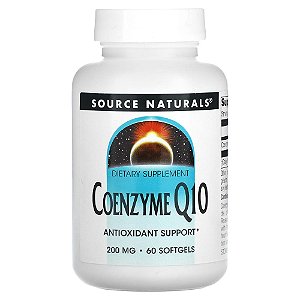 Coenzima Q10 CoQ10 200 mg 60 Softgels - Source Naturals