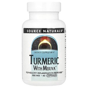 Cúrcuma Curcumin com Meriva 500 mg 60 Cápsulas - Source Naturals