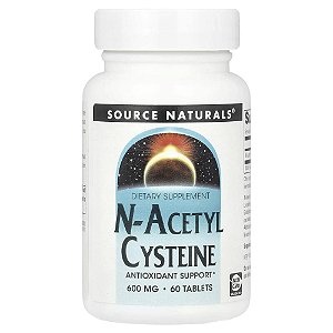 N-Acetil L-Cisteína NAC 600 mg 60 Comprimidos - Source Naturals
