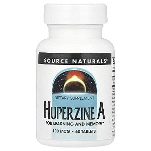 Huperzine A 100 mcg 60 Comprimidos - Source Naturals