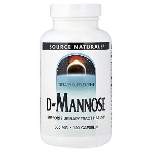 D-Manose 500 mg 120 Cápsulas - Source Naturals