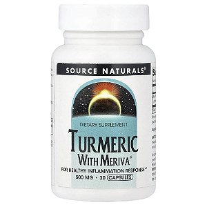 Cúrcuma Curcumin com Meriva 500 mg 30 Cápsulas - Source Naturals