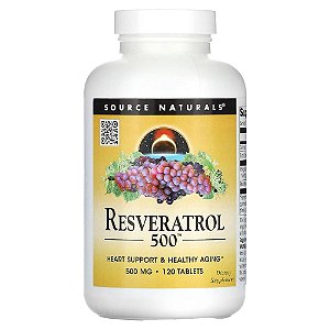 Resveratrol 500 mg 120 Comprimidos - Source Naturals