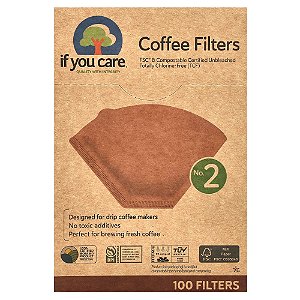 Filtros de Café Número 2 100 Filtros - If You Care