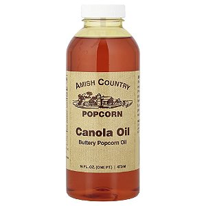 Óleo para Pipoca Sabor Manteiga 472 ml - Amish Country Popcorn