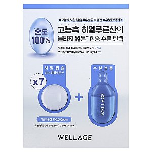Kit de Tratamento Facial Real Hyaluronic One Day Kit 14 Itens - Wellage