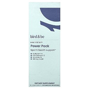 Power Pack para Fertilidade Masculina 30 Sachês - Bird & Be