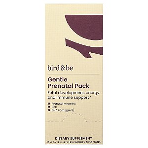 Suplemento Pré-Natal Suave Gentle Prenatal 30 Sachês - Bird & Be
