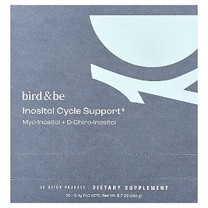 Auxílio ao Ciclo com Mio-Inositol em Pó 30 Sachês de 5.4 g - Bird & Be