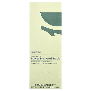Fertility Power Pack Pré-Natal Feminino 30 Sachês - Bird & Be