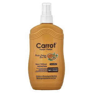 Óleo Acelerador de Bronzeamento Mamão 200 ml - Carrot Sun