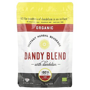 Bebida Herbal Instantânea Orgânica com Dente-de-leão Sem Cafeína 100 g - Dandy Blend