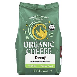 Café Orgânico Moído Torra Média Descafeinado 227 g - Equal Exchange